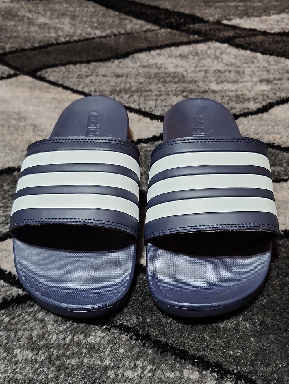 ADIDAS ADIETTE UNISEX COMFORT 2.0 SLIDES SLIP-ON SANDALS